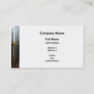 Pipe Organ Pipes Business Card