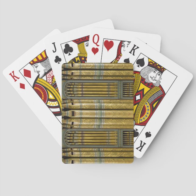 Pipe organ playing cards - Birmingham (Back)