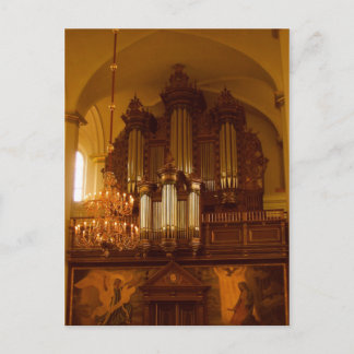 Pipe Organ postcard