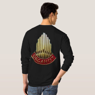 Pipe Organist Front and Rear Logo Long Sleeve T-Shirt