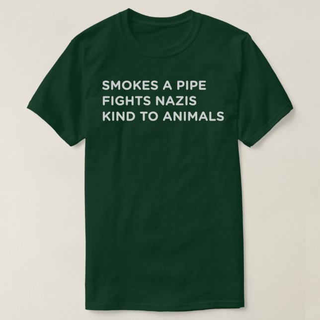 Pipe Smoker Who design no 1 for dark shirts (Design Front)