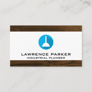 Pipe System Icon   Plunger Business Card