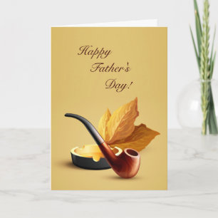 Pipe Tobacco Father's Day Photo Greeting Card