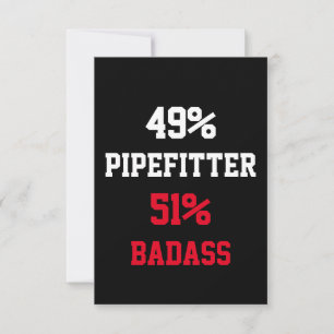 Pipefitter Badass Card
