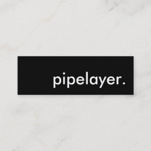 pipelayer. mini business card