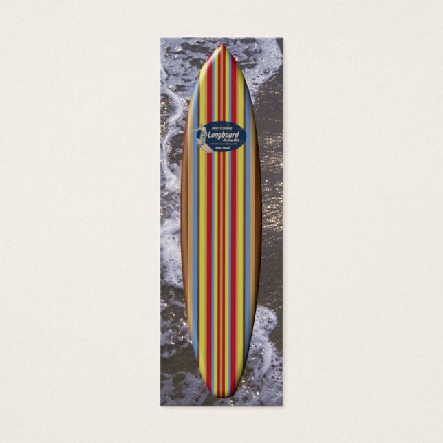 Pipeline Surfboard Bookmark (Front)