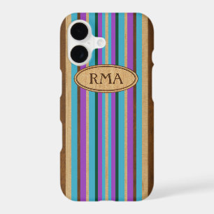 Pipeline Surfboard Hawaiian Monogram Striped