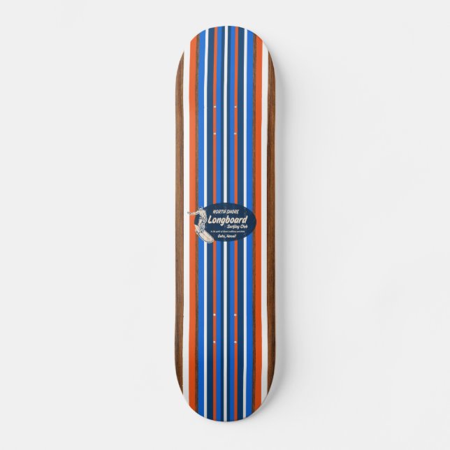 Pipeline Vintage Surf Skateboard (Front)