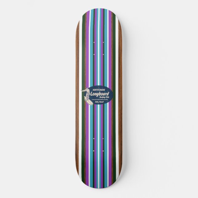 Pipeline Vintage Surf Skateboard (Front)