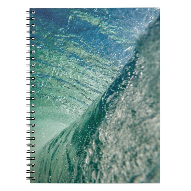 Pipeline Wave Spiral Notebook (Front)