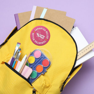 Piper Cub Aeroplane Not Your Co-Pilot Pink Custom 6 Cm Round Badge