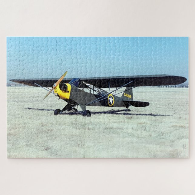 Piper L-4 Grasshopper – USAF Jigsaw Puzzle (Horizontal)