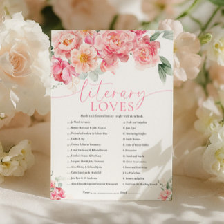 Piper Literary Loves Game Invitation