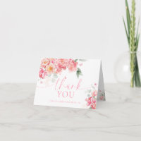 Piper Peony Butterfly Bridal Shower Thank You