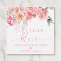 Piper Peony Floral Let Love Bloom Favour