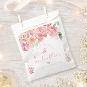 Piper Peony Lifetime Of Butterflies Bridal Shower Favour Bags
