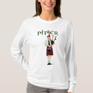 PIPER Red Plaid T-Shirt