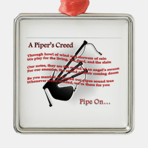 Piper's Creed Metal Tree Decoration