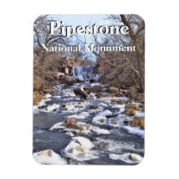 Pipestone Creek, Winnewissa Falls, Winter, MN