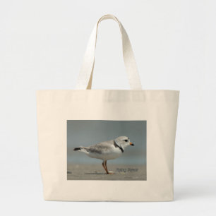 Piping Plover Large Tote Bag