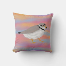 Piping Plover on a Sunset Sky