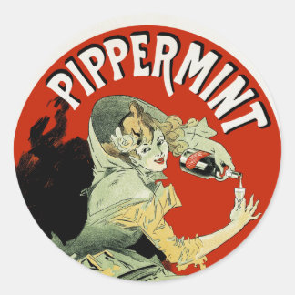 Pippermint Classic Round Sticker