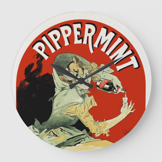 Pippermint Large Clock (Front)
