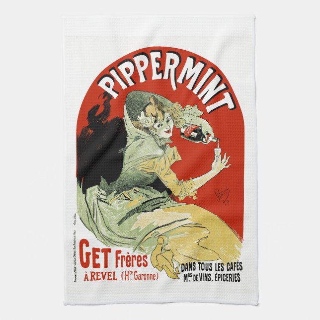 Pippermint Tea Towel (Vertical)