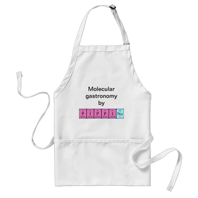 Pippino periodic table name apron (Front)