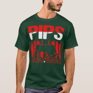 Pips Funny Forex Trader Trading Fan Gift T-Shirt