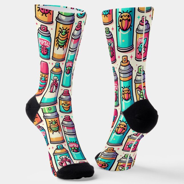 PipTaz Bug Killer Socks (Angled)