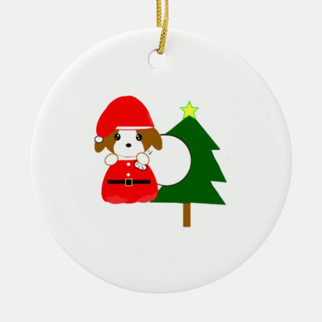 Pipu Santa Ornament (Front)