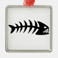 Piranha Fish Bone