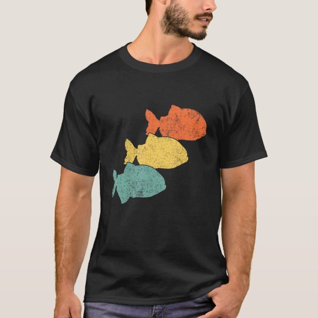 Piranha Fish Fishing T-Shirt (Front)