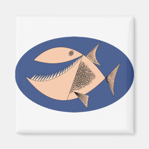 Piranha Fish Magnet