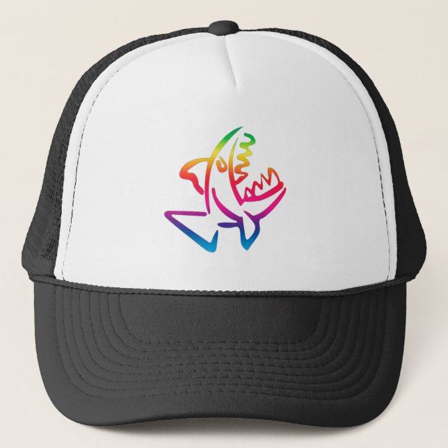 Piranha Trucker Hat (Front)