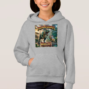 Piranhasaurus Wrecks Illustration – Funny Scary