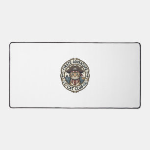 Pirate Adventure Cat POD Vector Art - Pirate Adven Desk Mat