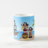Pirate Adventure Sword Treasure Mug