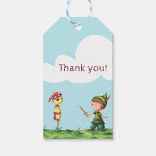 Pirate adventure thank you tags
