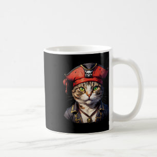 Pirate And Cat The Feline Buccaneer Coffee Mug