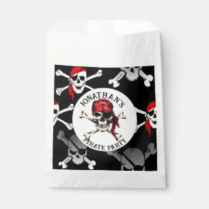 PIRATE AND CROSS BONES FAVOUR BAGS