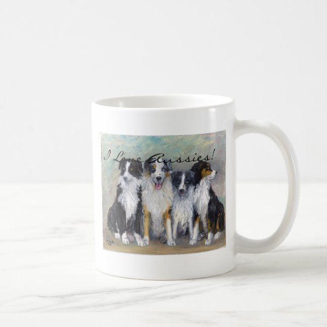 Pirate and Daughters Aussie Mug - I Love Aussies! (Right)