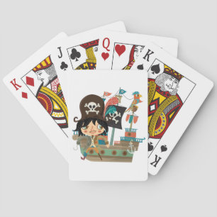 Pirate and Pirate Ship Playing Cards
