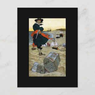 Pirate Art Postcard