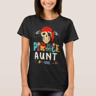 Pirate Aunt  Pirate Theme Halloween Costume T-Shirt