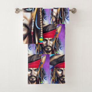 Pirate Bath Towel Set