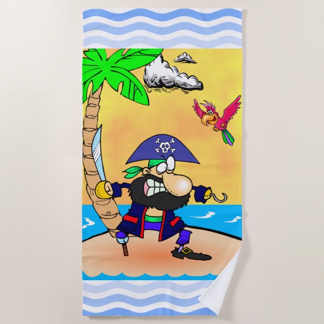 Pirate Beach Towel (Front)
