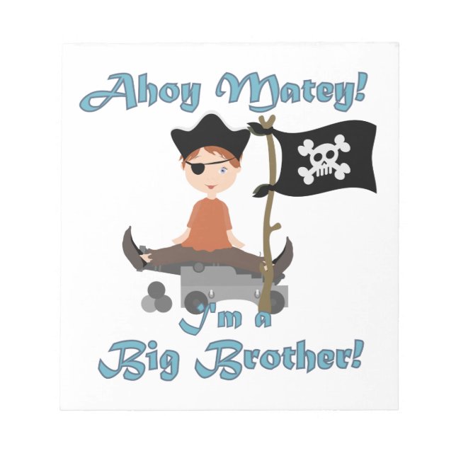 Pirate Big Brother Notepad (Front)