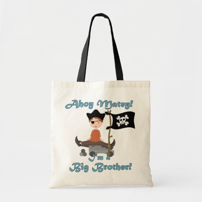 Pirate Big Brother Tote Bag (Front)